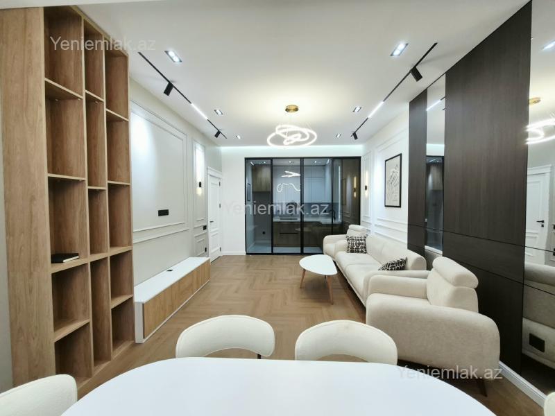 Satılır 3 otaqlı Bina evi menzil (Yeni tikili), 92 m², Nərimanov rayonu — Mənzil, Bakı (2)