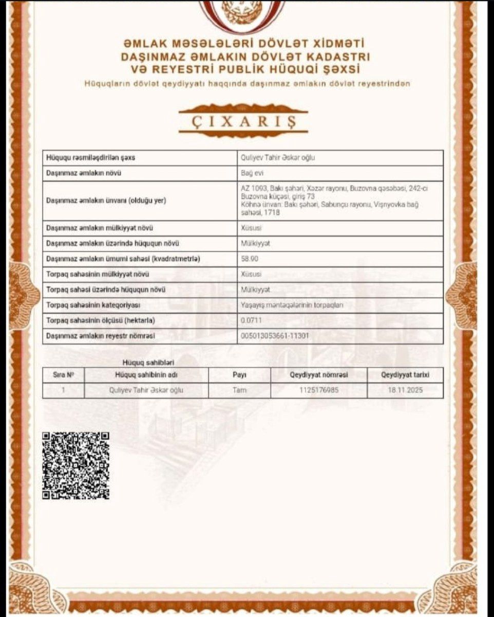 Satılır torpaq 7.1 sot — Torpaq, Bakı (3)