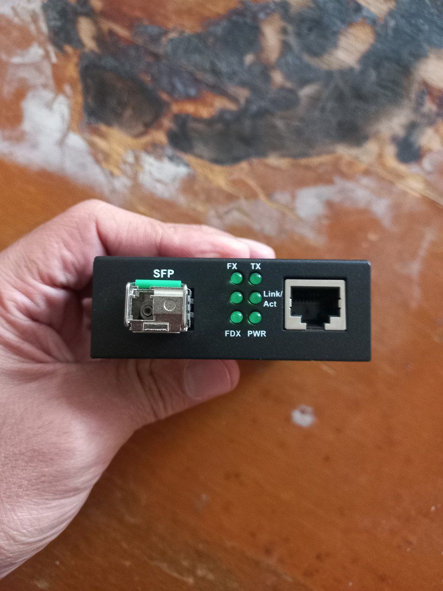 20km Single-Mode SFP Modul + Media converter — Şəbəkə və server avadanlığı, Bakı (3)