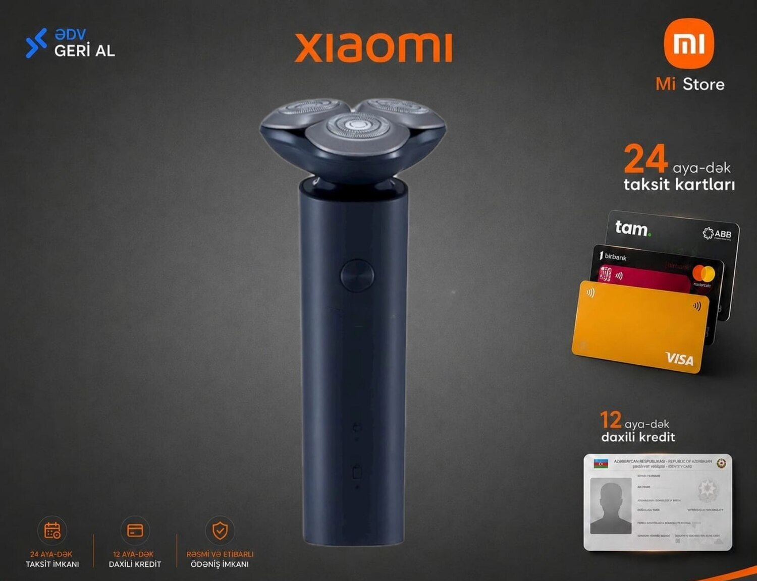 Üzqırxan Xiaomi Electric Shaver S101 — Bakı