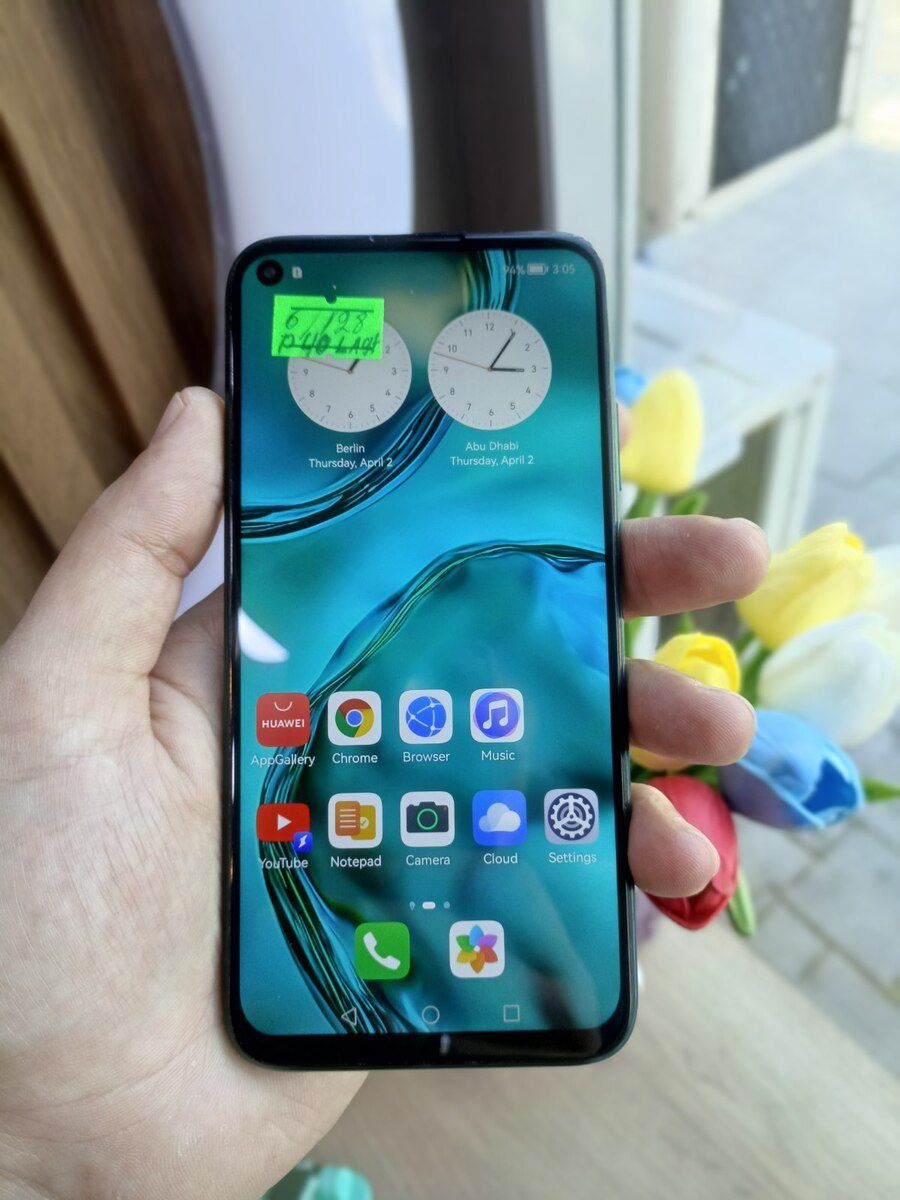 Huawei P40 Lite Emerald Green 128GB/6GB — Smartfonlar, Bakı (5)