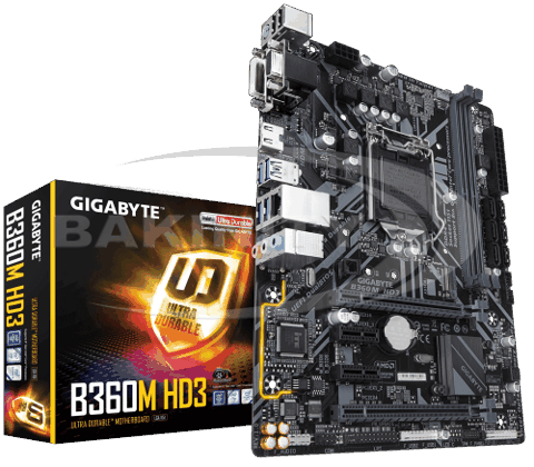 Ana plata Gigabyte B360M HD3 — Bakı
