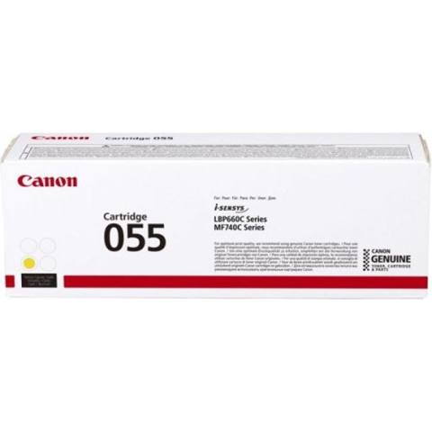 Canon Cartridge 055H Yellow – Yüksək tutumlu (H) sarı toner kartric — Baku