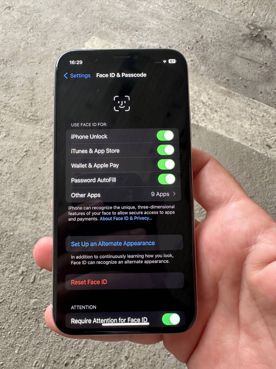 Apple iPhone X Silver 64GB/3GB — Smartfonlar, Bakı (5)
