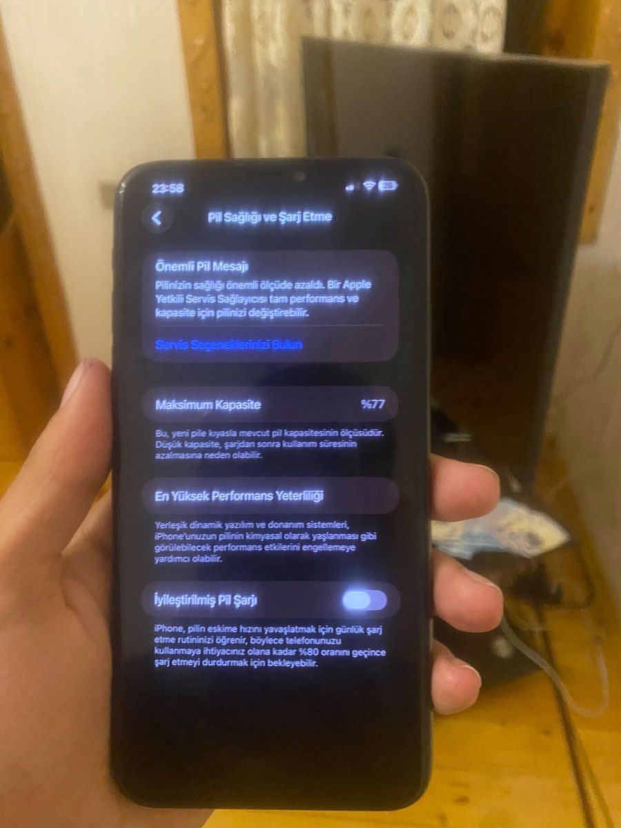 Apple iPhone 11 Pro Max Midnight Green 64GB/4GB — Smartfonlar, Gəncə (6)