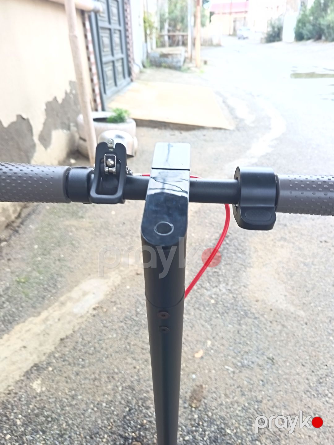Elektrik skuter Xiaomi M187 — qara-qızıl — Skuterlər, Bakı (5)