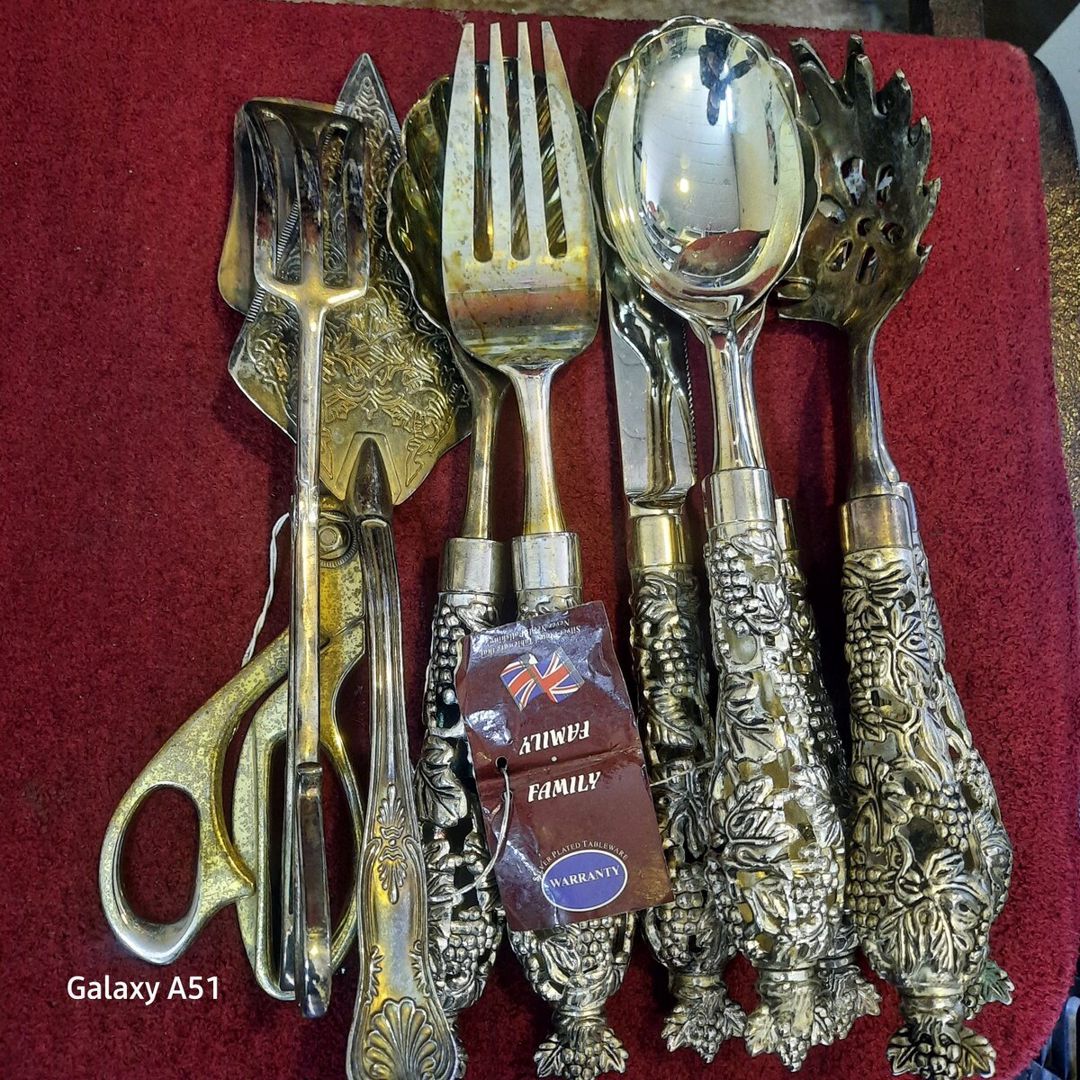 Qədimi gümüş qaşıq dəsti — Qablar və mətbəx əşyaları, Bakı (4)
