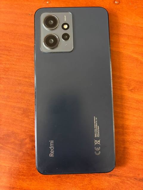 Redmi Note 12, 128 GB, rəng - Qara, Qırıq — Gəncə