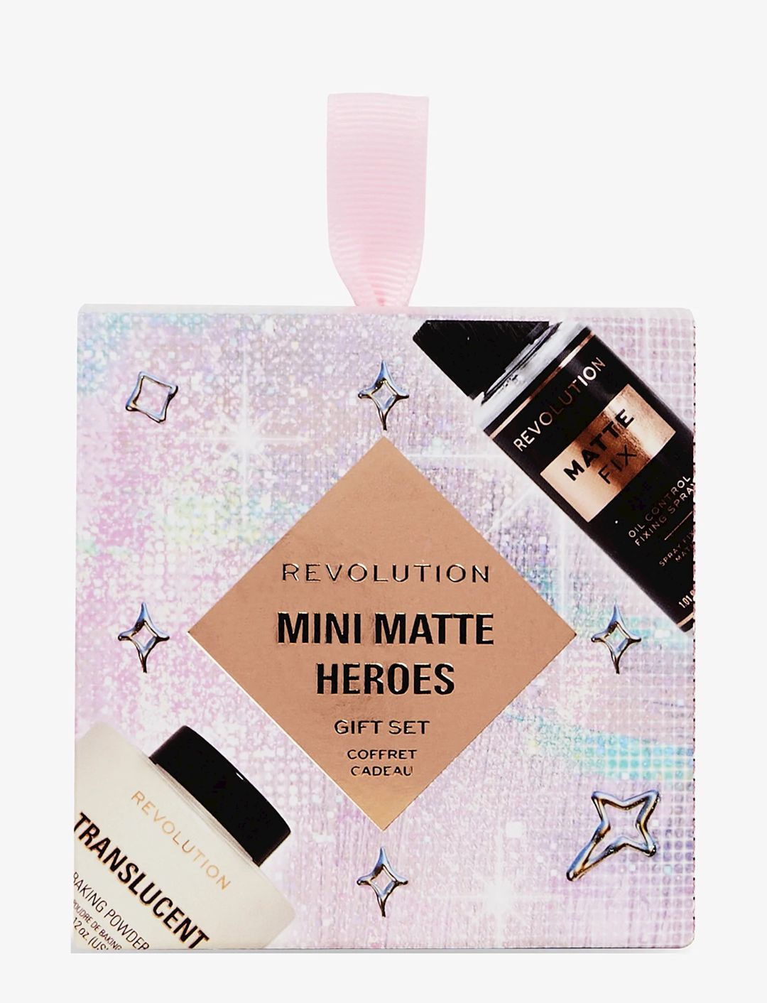 Dekorativ kosmetika dəsti Revolution Mini Matte Heroes (kirşan 10 q + makiyaj üçün sabitləşdirici 30 ml) — Mallar, Bakı (3)