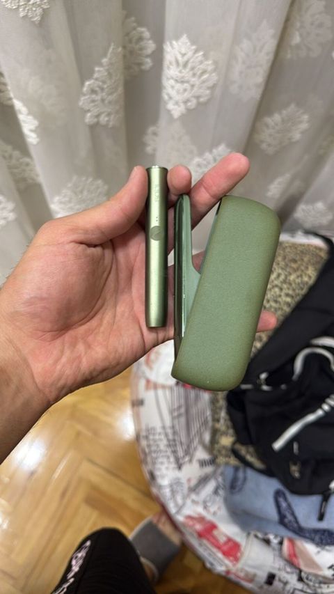 Məhsul: Iqos elektron tütün qızdırıcı dəsti (yaşıl rəng) Tərkibi — Bakı