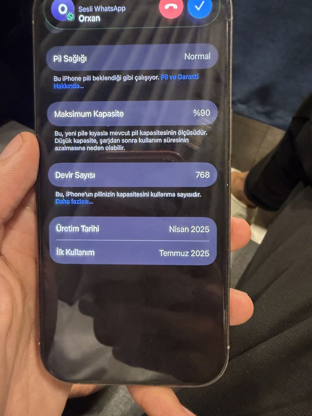 Apple iPhone 16 Pro Natural Titanium 256GB/8GB — Smartfonlar, Bakı (6)