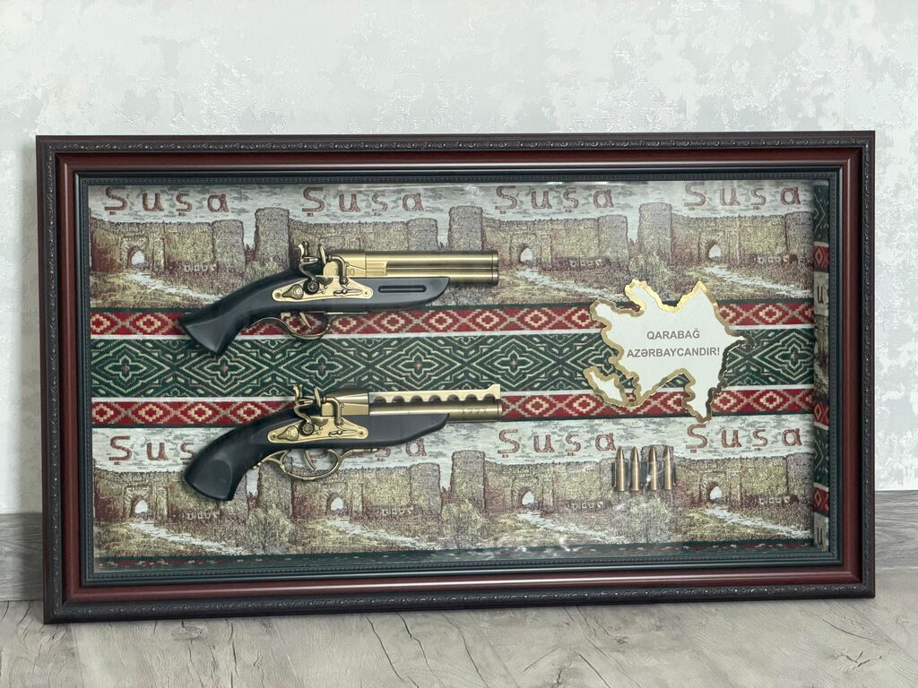 Dekorativ çərçivə-kompozisiya: “Şuşa – Qarabağ Azərbaycandır — Şəkillər, plakatlular və çərçivələr, Ceyranbatan (2)