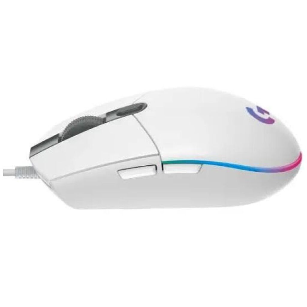 Logitech G102 Lıghtsync 910-005824 (White) – simli gaming mouse Ağ — Klaviaturalar və siçanlar, Bakı (3)