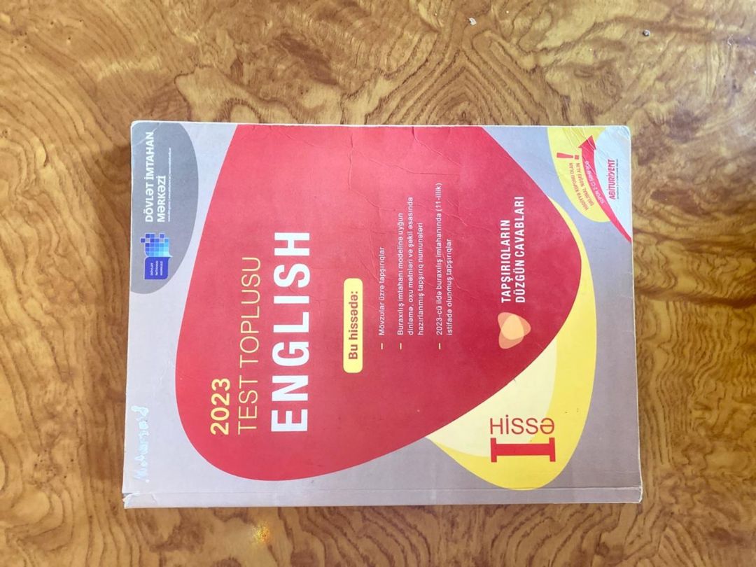 İngilis Dili test tapşırıqları və topluları — Məktəb və təhsil malları, Bakı (3)