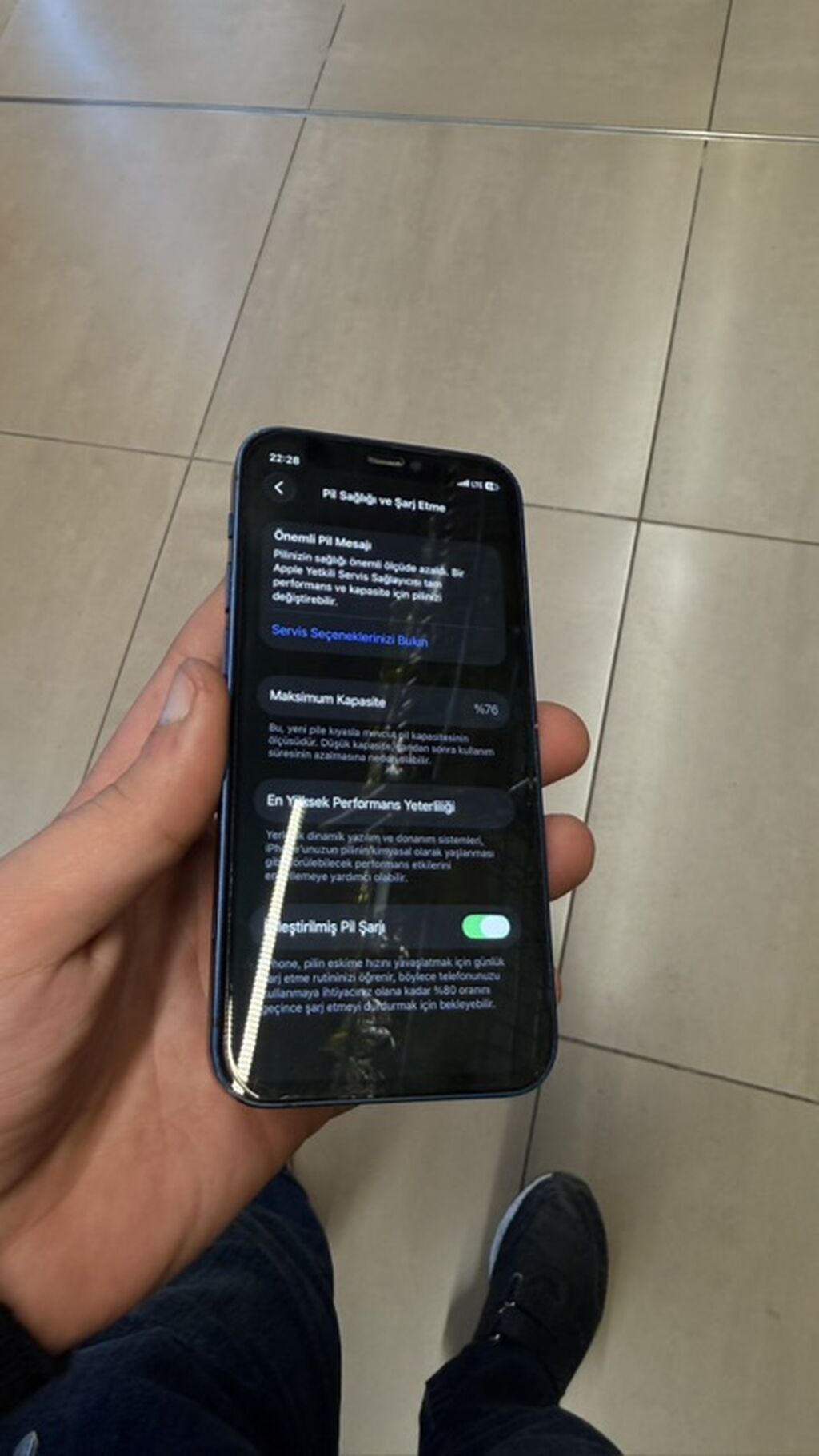 IPhone 12 mini, Mavi, Face ID — Apple iPhone, Bakı (8)