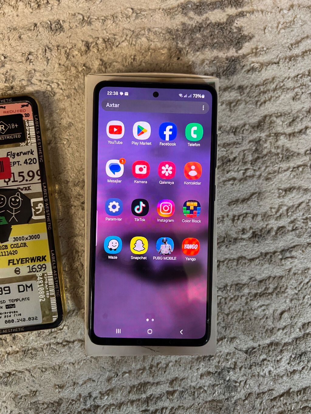 Samsung Galaxy A52, 128 GB, rəng - Qara, Sensor, Face ID — Samsung, Bakı (3)