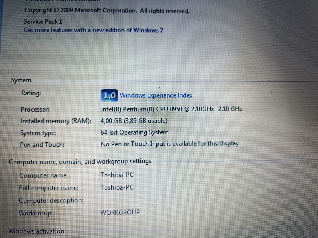 Toshiba noutbuku — Noutbuklar, Bakı (4)