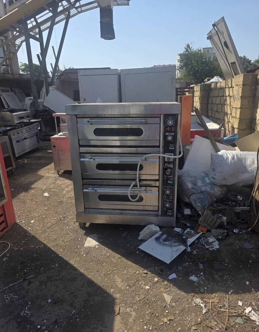 3 mərtəbəli paslanmaz elektrik sobası — İsitmə avadanlığı, Bakı (2)
