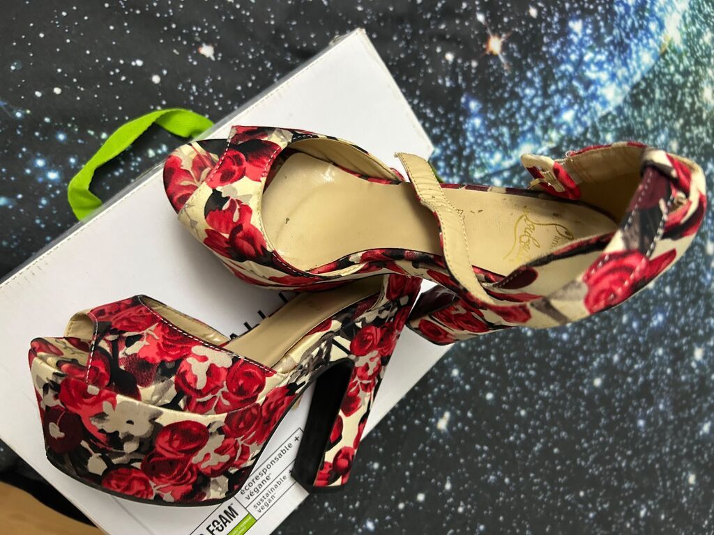 Qadın platforma dabanlı sandaletlər, Fransadan alınıb, 36 razmer — Sandal, Bakı (2)
