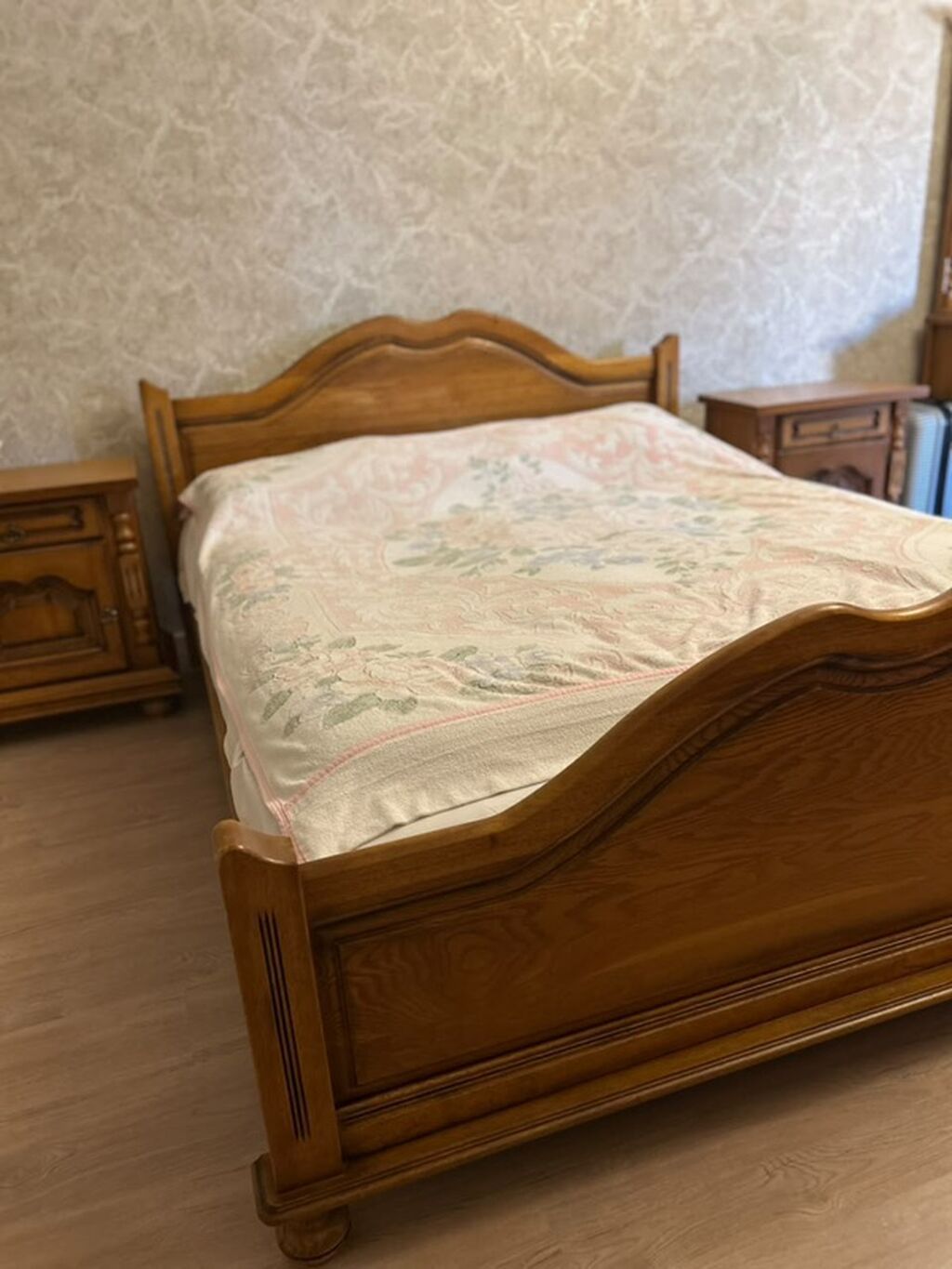 İkinəfərlik çarpayı, Dolab, Termo, 2 tumba, İşlənmiş — Yataq otağı mobilya dəstləri, Bakı (6)