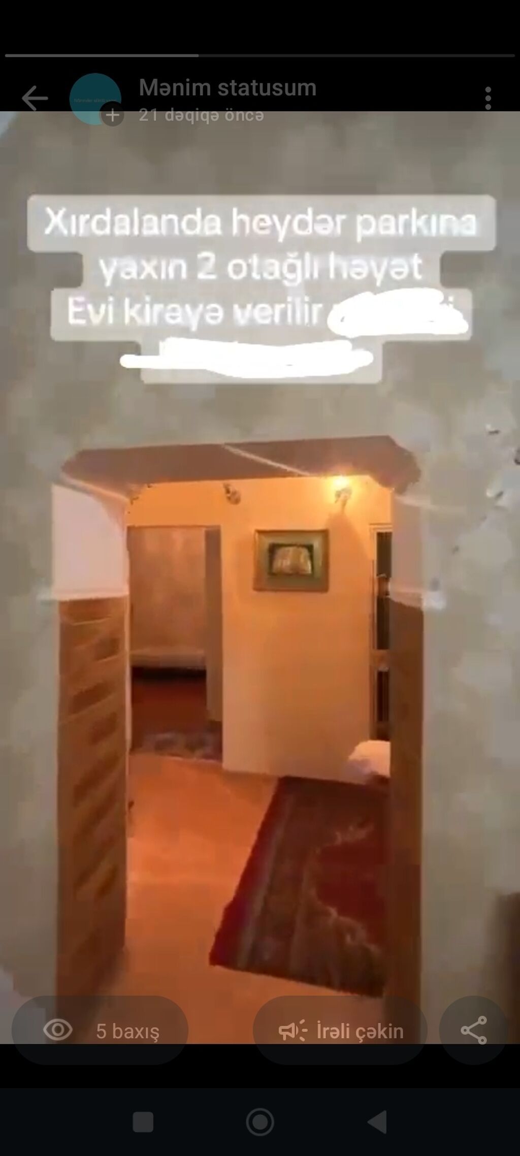 Salam Xırdalandada, Heydər Parkına yaxın yerləşən 2 otaqlı — Ev, villa, Xırdalan (7)