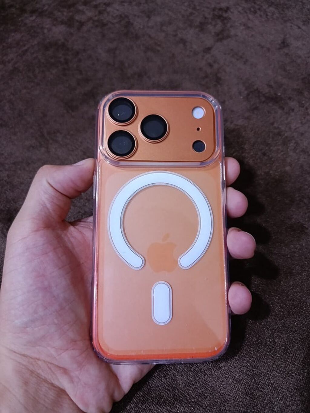 IPhone 16, 128 GB, Narıncı, Simsiz şarj, Face ID, Sənədlərlə — Apple iPhone, Masazır (2)