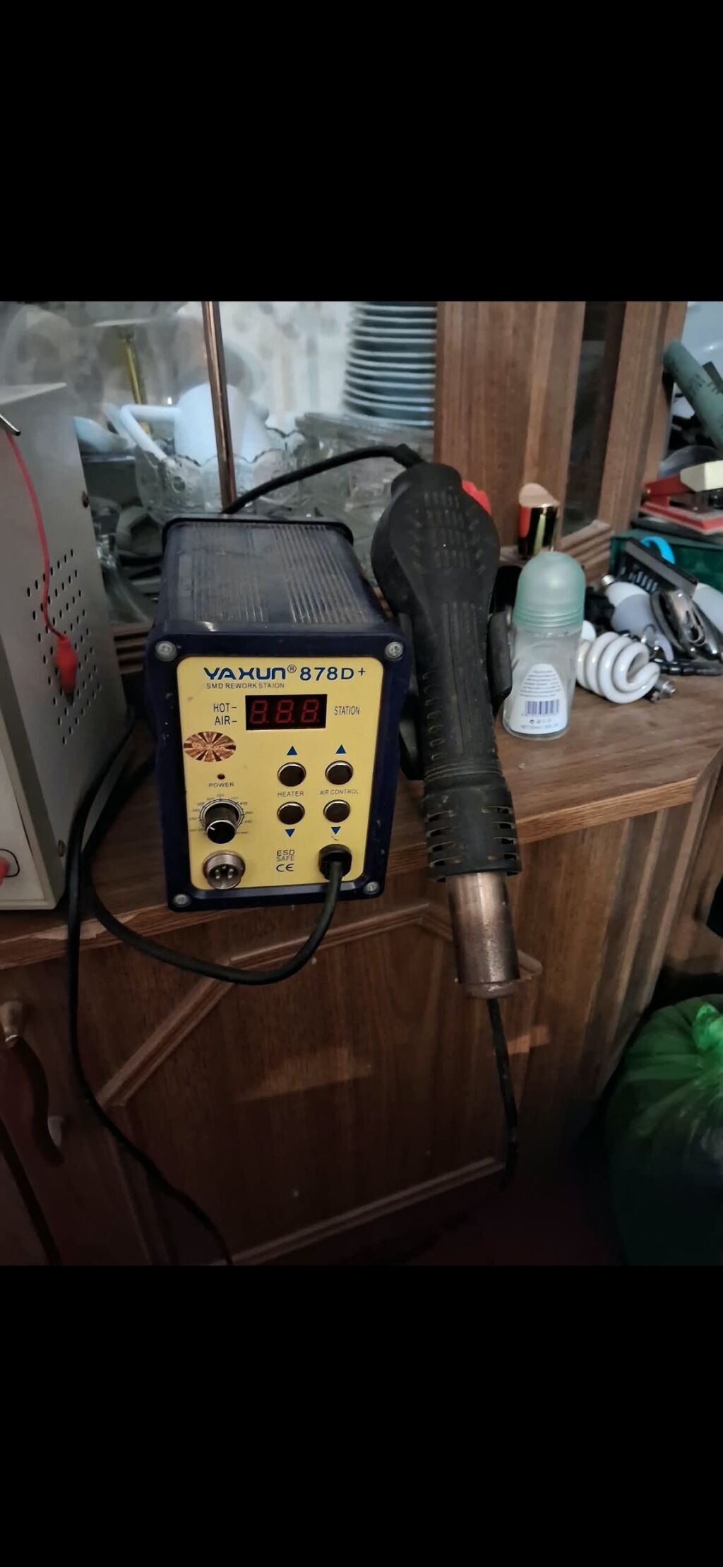 Elektronika təmiri üçün avadanlıq dəsti - Yaxun 878D+ SMD Rework — Müxtəlif alət dəstləri, Bakı (2)