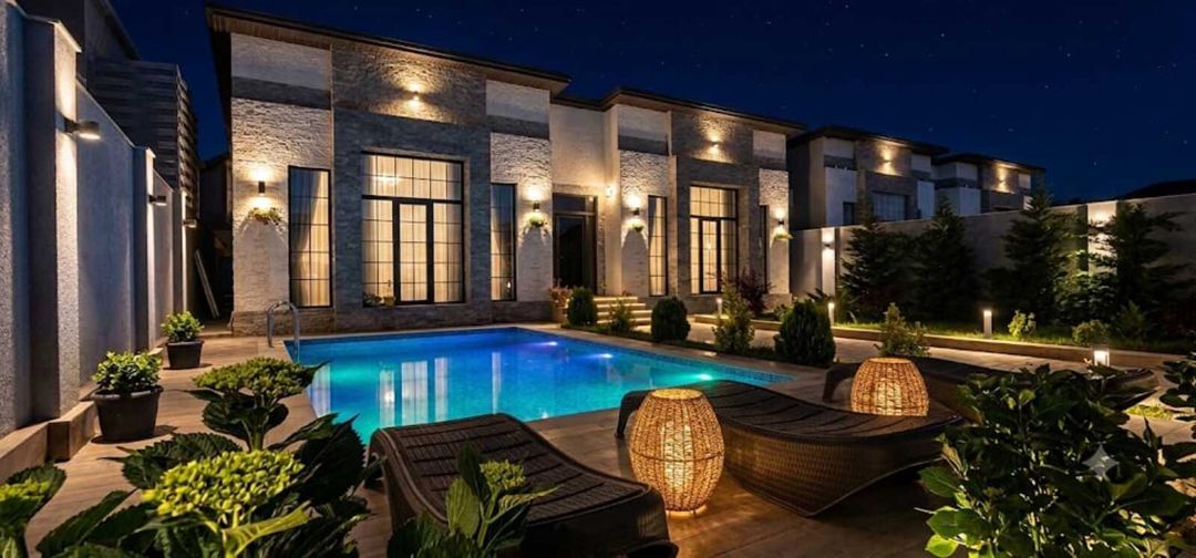 İcarəyə verilir 4 otaqlı həyət evi/bağ evi 200 m² — Ev, villa, Bakı