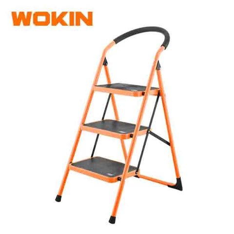 Wokın 3 Pilləli Nərdivan 150 kq – Polad, Qatlanan Dizayn Wokın — Bakı