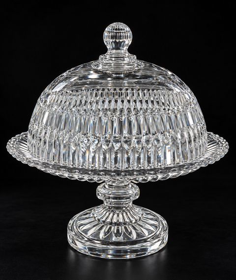 Şirniyyat qabı 9353, büllur şüşə, şəffaf — Bakı
