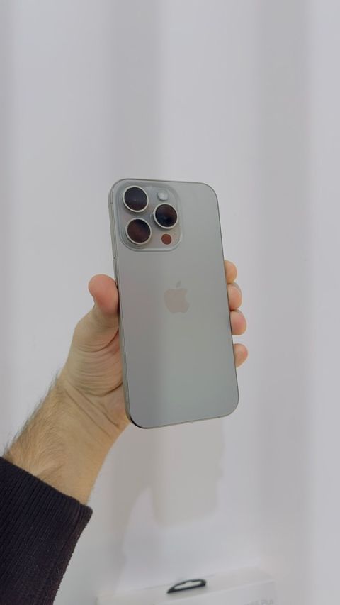Apple iPhone 15 Pro Natural Titanium 128GB/8GB — byStore az