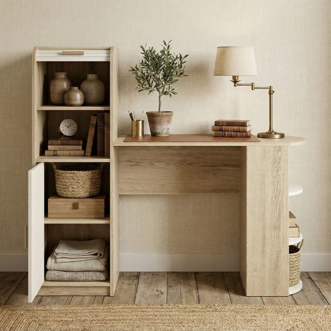 Yazı masası Elegant Wood ZARR2074, laminat, 127х120х40 sm — Mallar, Bakı (2)