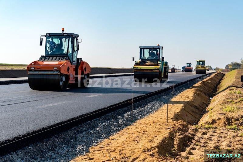 Asfalt döşəmə və frezləmə işləri — Restoran üçün, Bakı