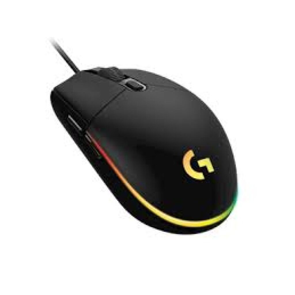 Logitech G102 Lıghtsync Black EER 910-005823 – simli oyun siçanı USB — Klaviaturalar və siçanlar, Bakı (2)