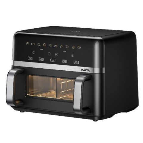 Mova FD20s Pro Air Fryer (Black) 10 litrlik böyük FlexZone səbəti — ფრიტიურები