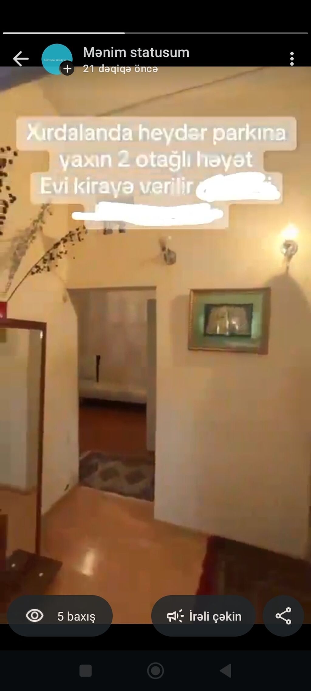 Salam Xırdalandada, Heydər Parkına yaxın yerləşən 2 otaqlı — Ev, villa, Xırdalan (4)