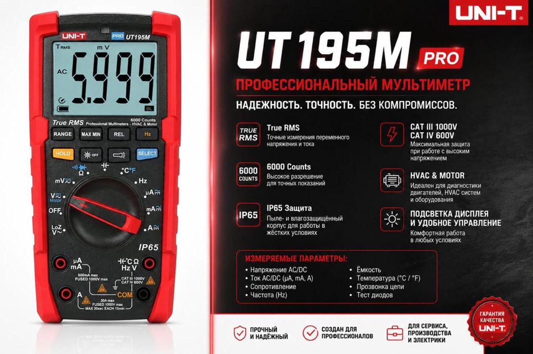 Multimetr Unı-t UT195M PRO — Təmir və inşaat, Bakı (2)