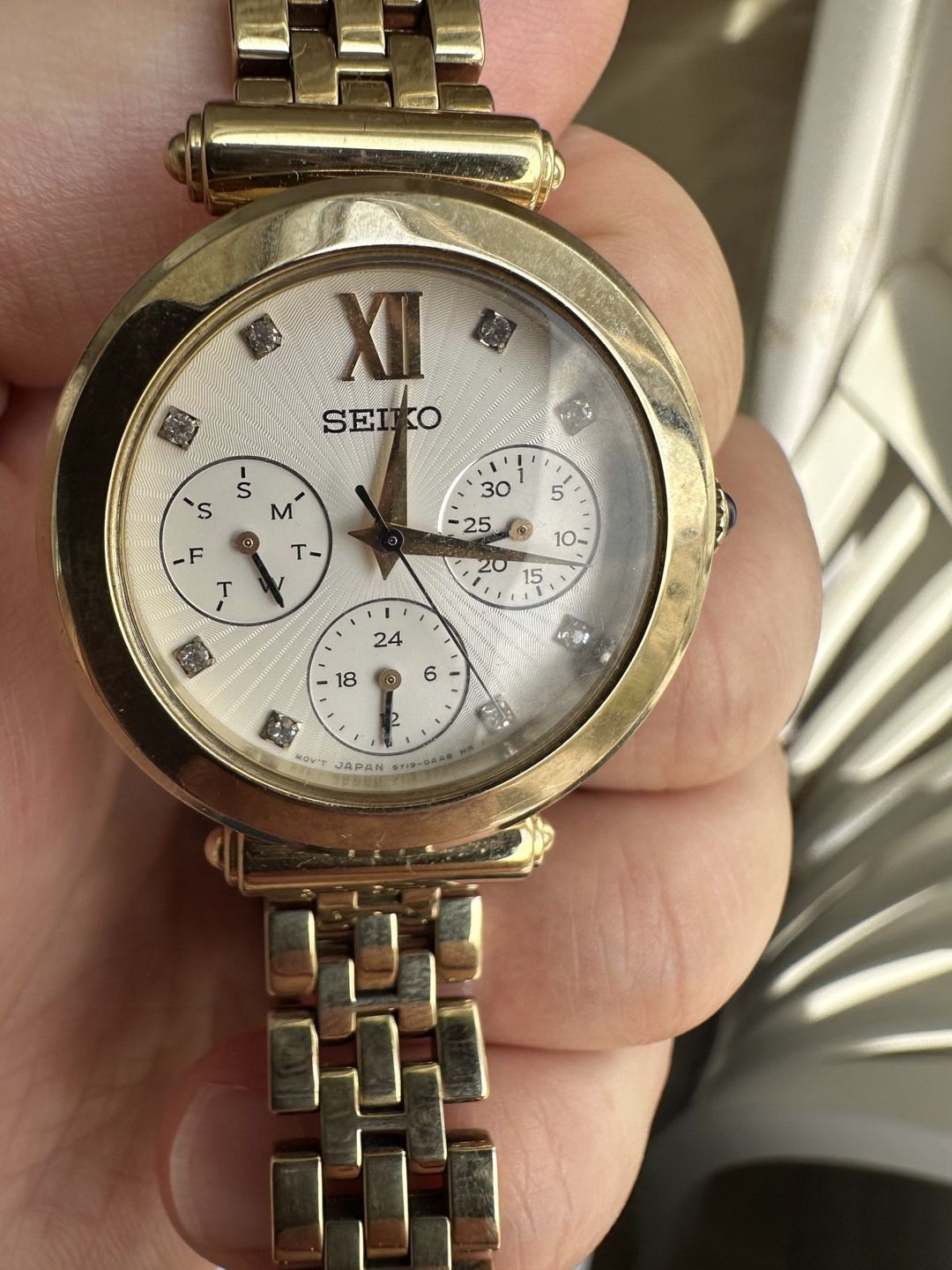 Seiko Conceptual 698P1 Gold qol saatı — Şəxsi əşyalar, Bakı (4)