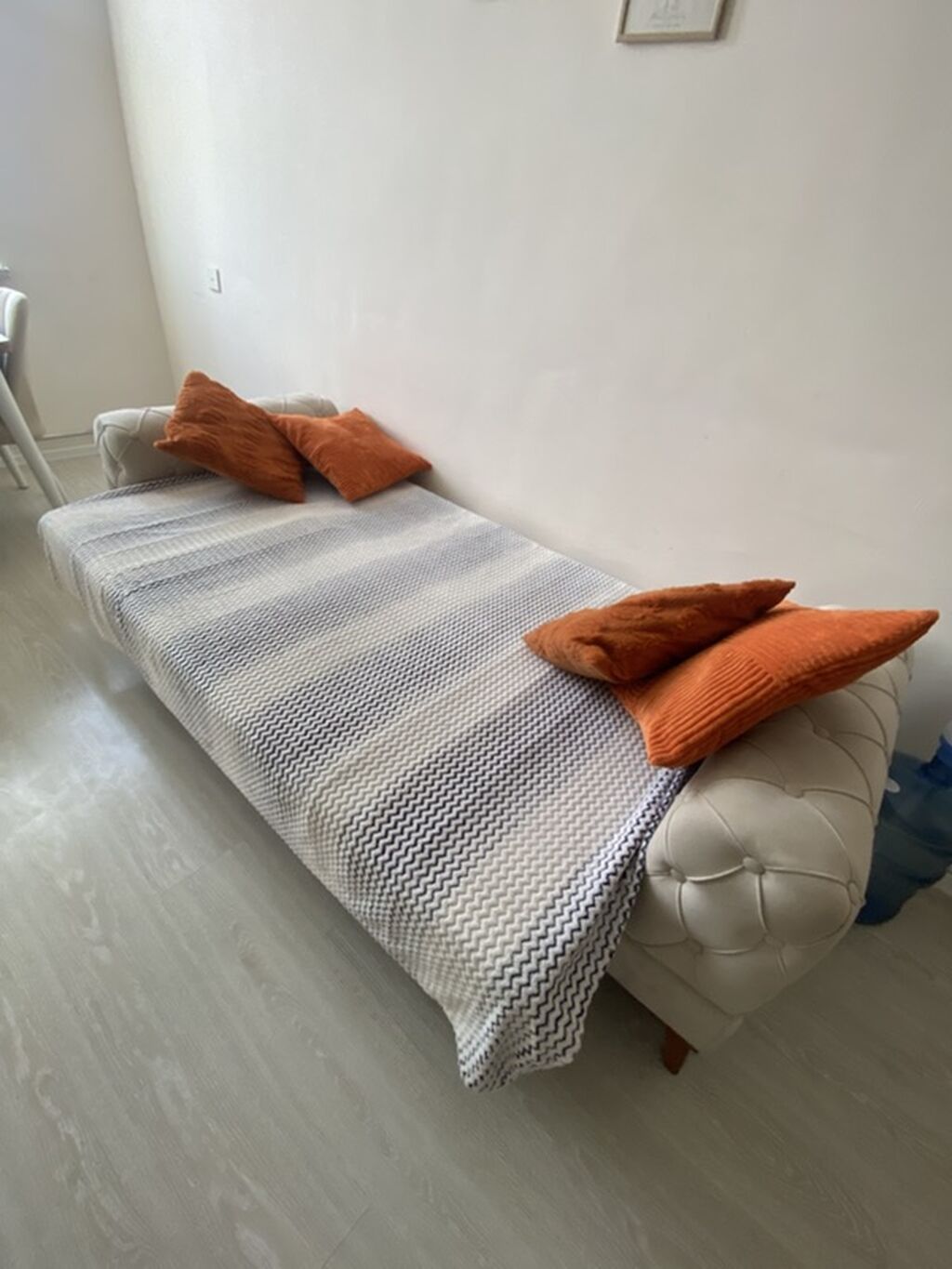 Açılan və bazalı divan - Rəng: bej - Mexanizm: açılır (yataq — Divanlər, Xırdalan (3)