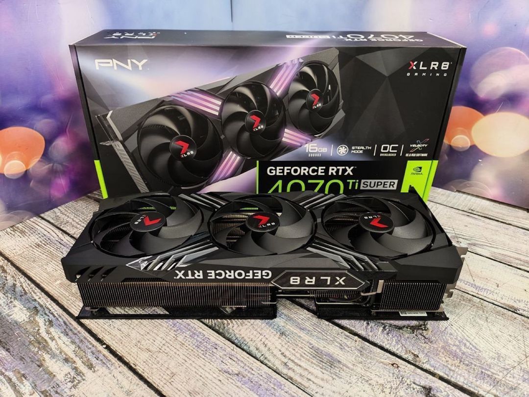 PNY RTX 4070Ti Super Verto XLR8 16GB — Kompüterlər və noutbuklar, Bakı (3)