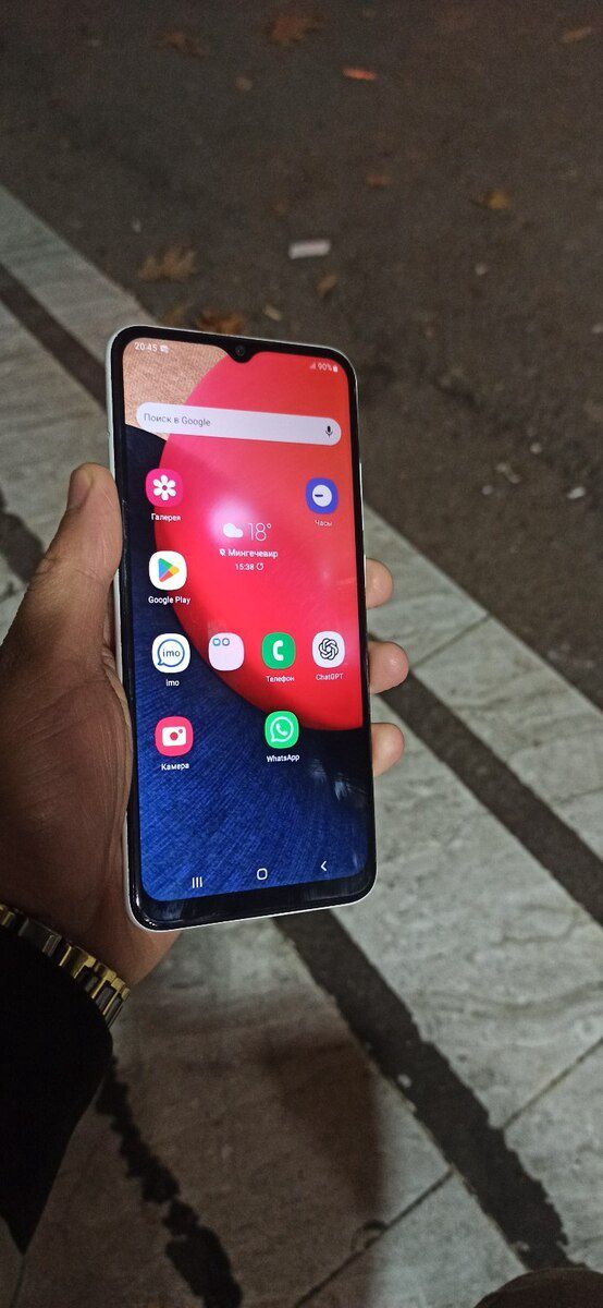 Samsung Galaxy A02s Blue 32GB/3GB — Smartfonlar, Mingəçevir (6)
