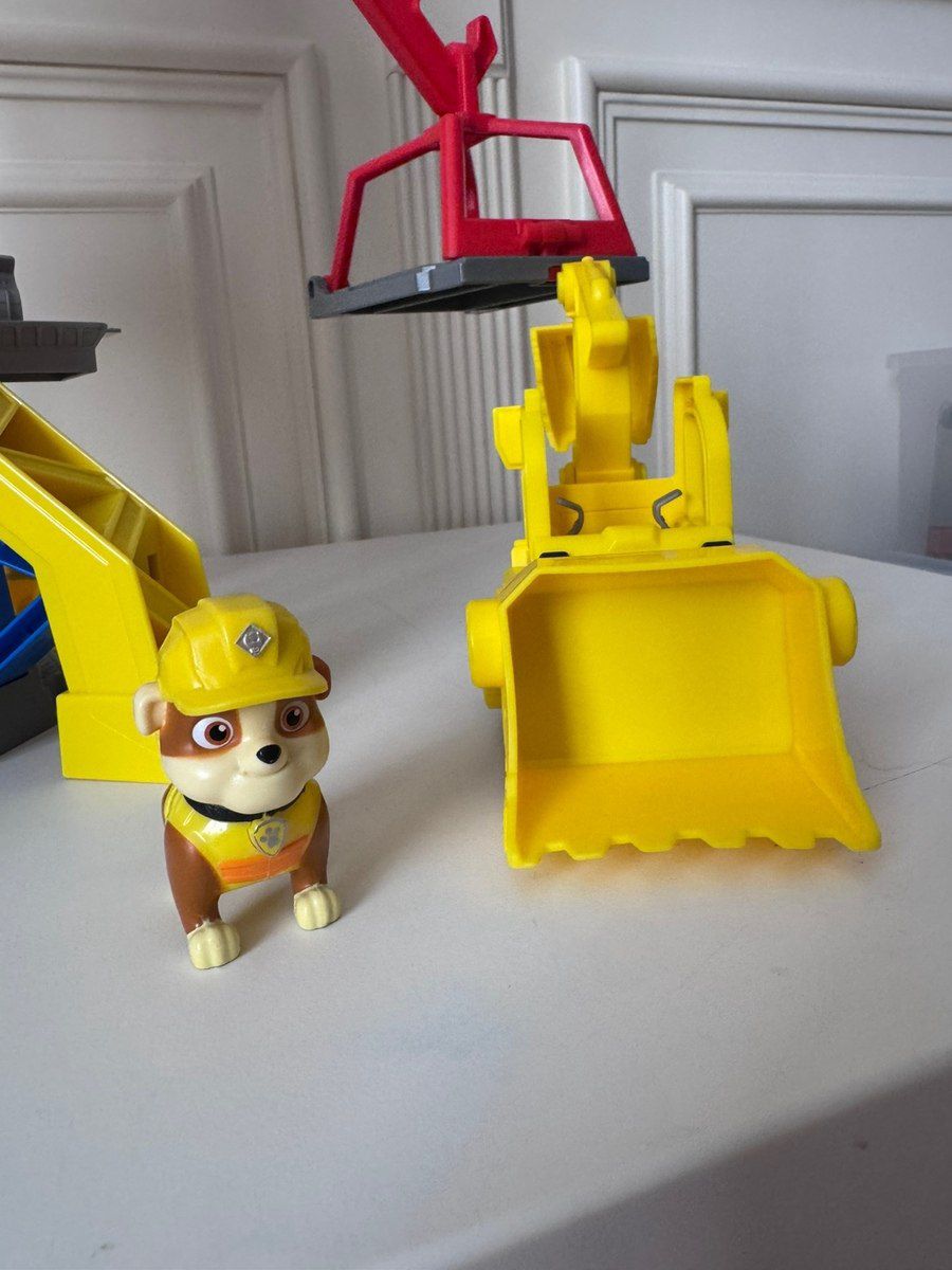 Строительная башня с краном и фигуркой Крепыша PAW Patrol Rubble & Crew — Oyuncaqlar, Bakı (5)