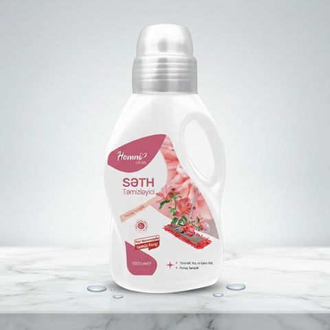 Səth təmizləyici maye Homm life, daş döşəmə üçün, 1000 ml — Bakı