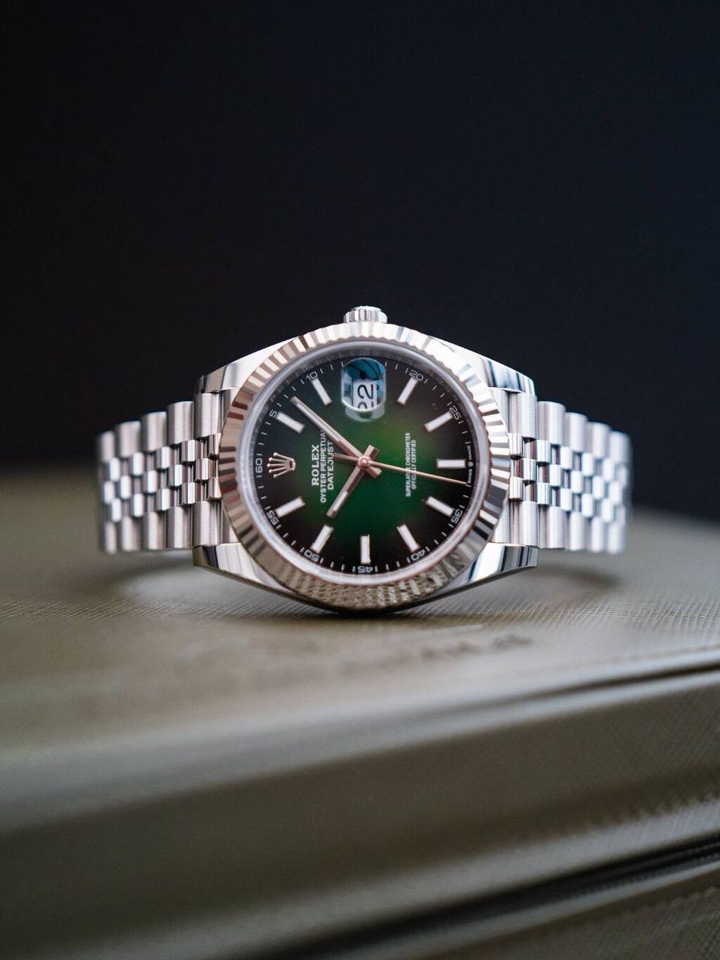 Yeni, Qol saatı, Rolex, rəng - Yaşıl — Qol saatları, Bakı (6)