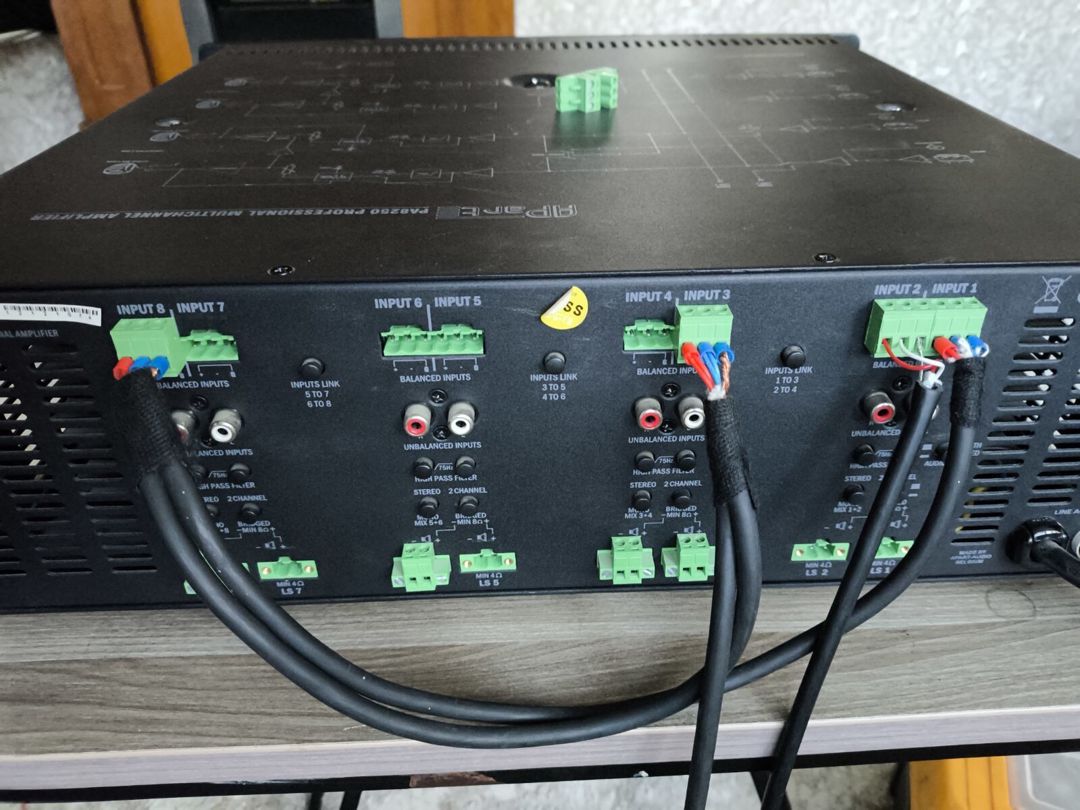 Ampifier PA8250 — Musiqiə alətləri, Bakı (4)