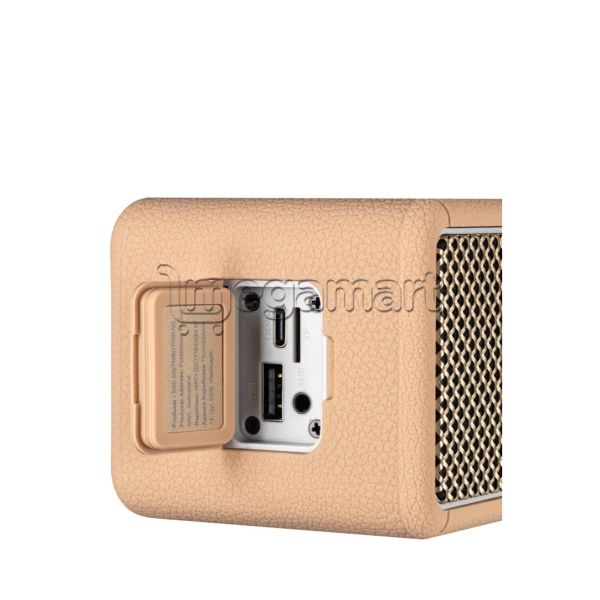 Portativ Bluetooth Dinamik 2E SoundLegend Mini, 40W, Qəhvəyi (2E-BSSLMWBN) — Akustik sistemlər, Bakı (2)