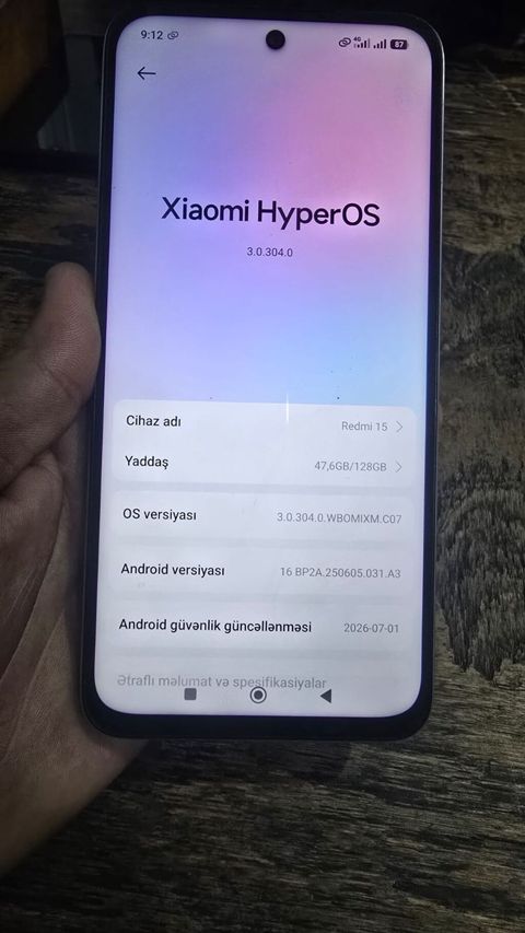 Redmi A3, 128 GB, rəng - Gümüşü, İki sim kartlı — Gəncə
