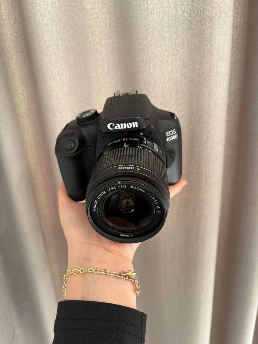 Fotoaparat Canon 4000D+18-55mm lens — Foto və video texnikası, Bakı (2)