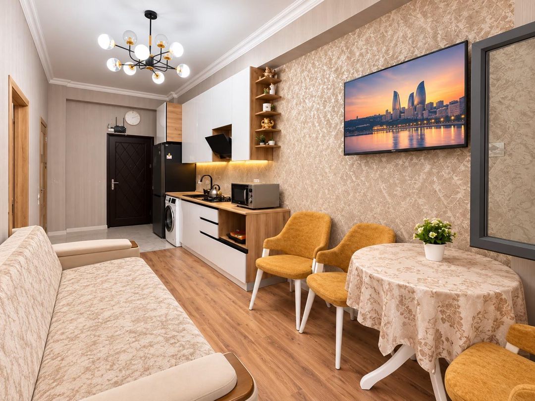 2 otaqlı studiya, 45 m², Balaəmi Dadaşov küçəsi, 1 (Bina 1) (Zümrüd Residence) — Mənzil, Bakı (5)