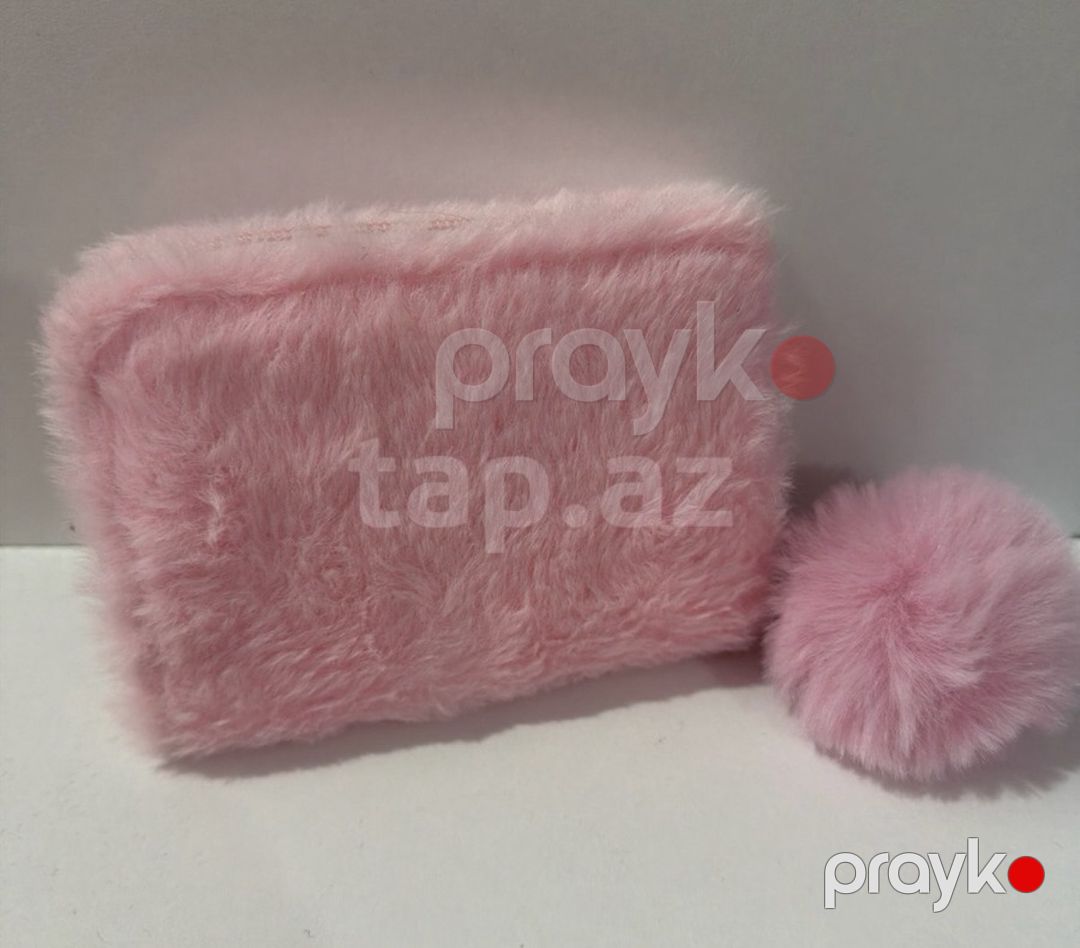 Pembe peluş pəhləvan pəlosi gümüş ürəkli — Çantalar, çamadanlar, cüzdanlar, Bakı (3)